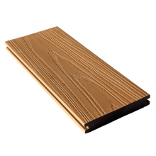 Nuevo diseño Compuesto Wpc Co-extrusión Decking Board para el hogar